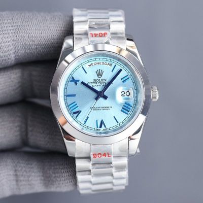 ROLEX Day-date II Ice Blue 8215 Movement 41MM Watch